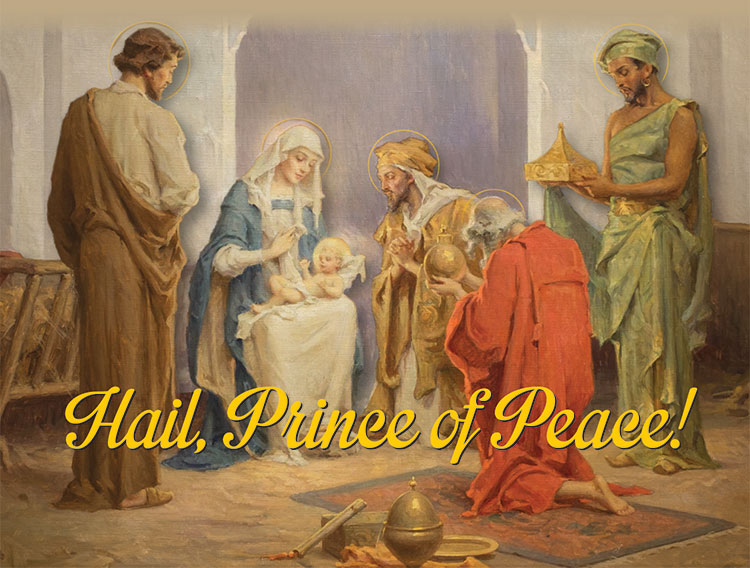 Isaiah 6:3 Christmas card set – Power and Peace Design