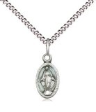 Mini Miraculous Medal on Chain