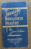 Treasury of Indulgenced Prayers - Vintage Used Book